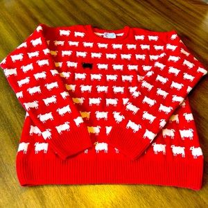 Princess Diana Edition Black Sheep Sweater made from 100% wool.